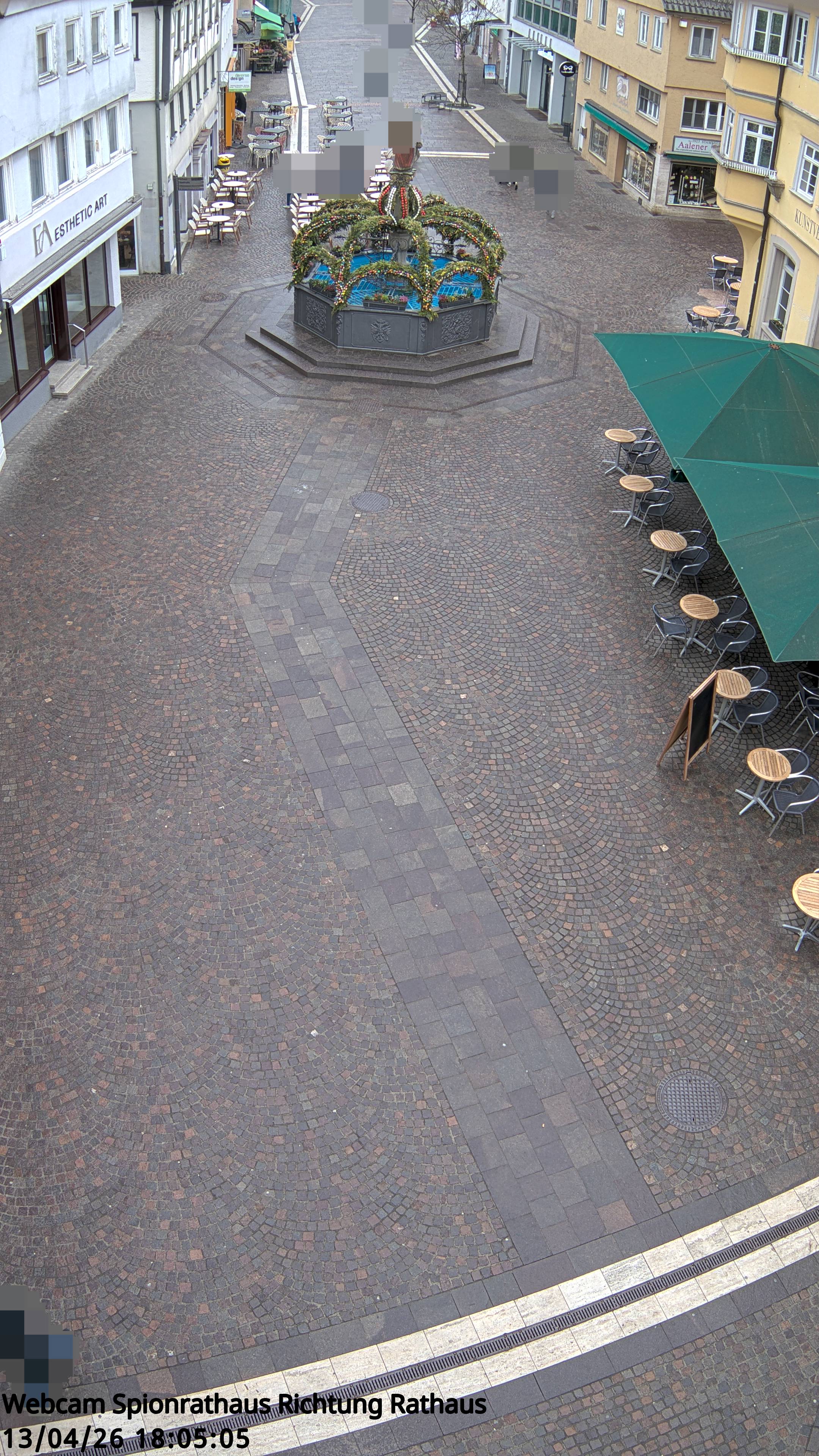 Webcam Spionrathaus Richtung Rathaus