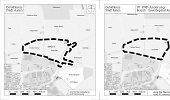 Auf dem Bild ist der Bebauungsplan 34-01/1 und 97. FNP-Änderung "Gewerbepark Aalen-Ebnat/A7" zu sehen.