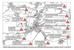 Baustellenplan Aalen - August 2015