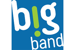 Auf dem Bild ist das Logo der Big Band der Musikschule des Stadt Aalen zu sehen.