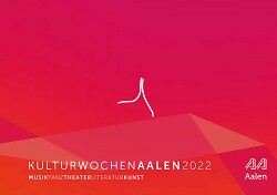 Auf dem Bild ist das Cover des Flyers zu den Kulturwochen 2022 zu sehen.