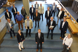 Die Mitglieder des Smart City Beirats trafen sich im Juli im Aalener Rathaus.  