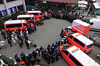 Fünf neue Fahrzeuge an Aalens Feuerwehr übergeben 