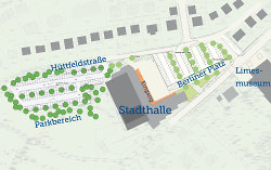 Erweiterungsmöglichkeiten der Parkflächen an der Stadthalle