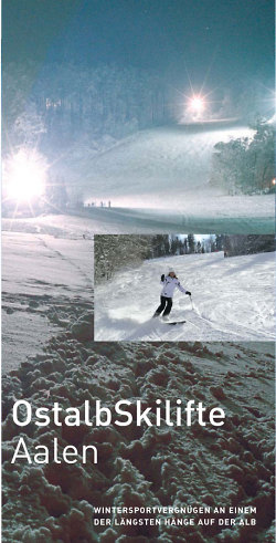 Titelseite des Skilift-Flyers